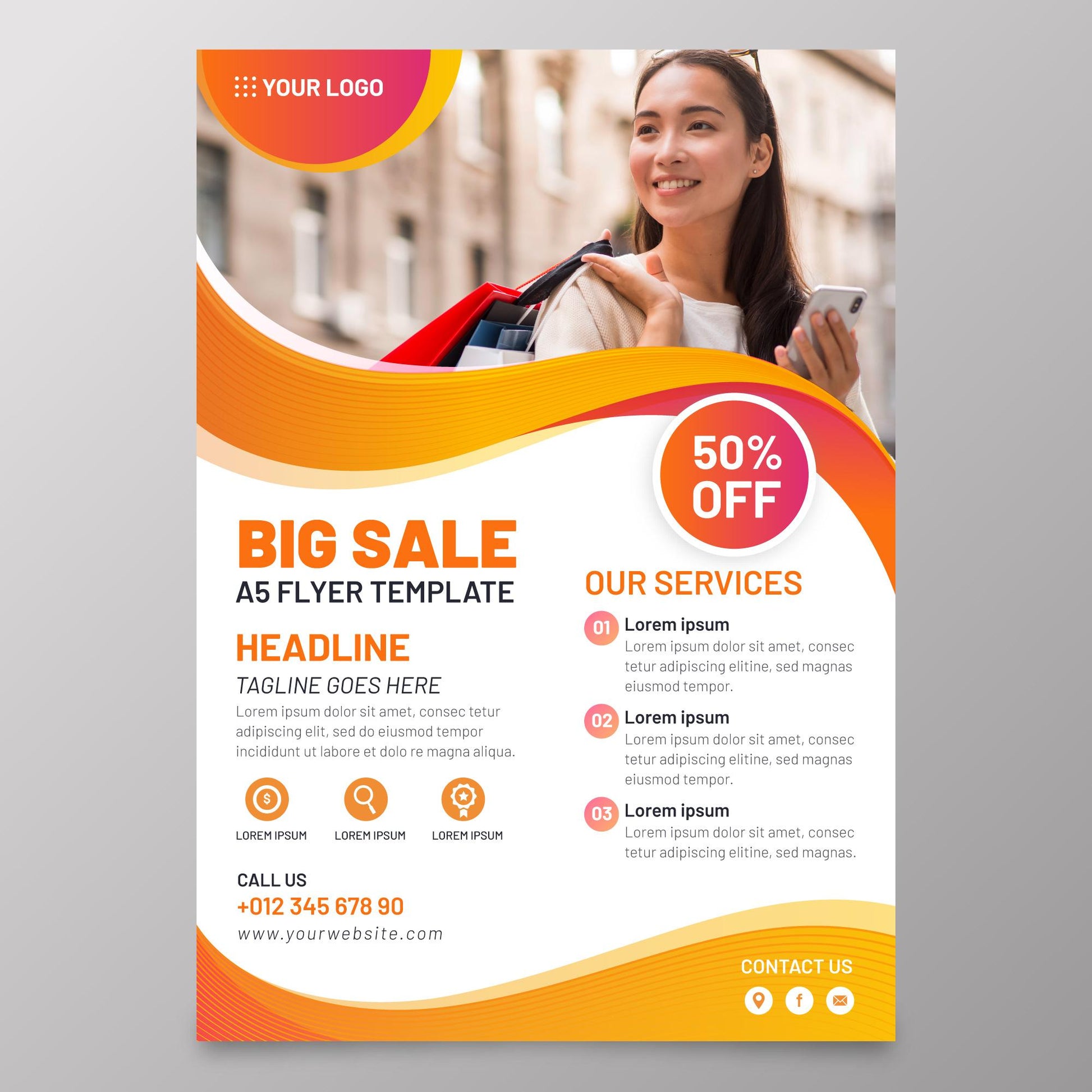 A5 Double Sided Flyers